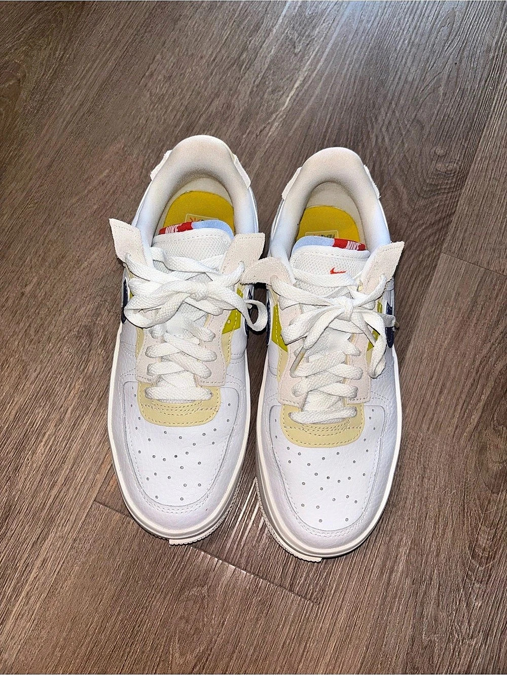 Nike Air Force 1 Shadow On The Bright Side Sneakers White & Blue